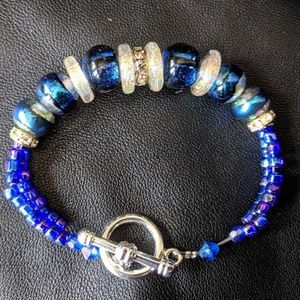 Bracelet Moreno Glass Lamp-made Beads